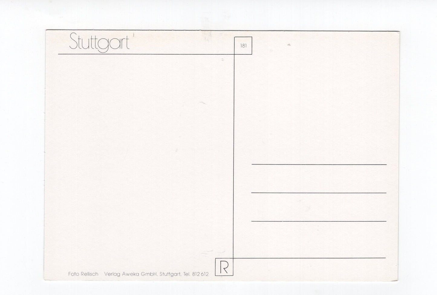 Ansichtskarte Stuttgart / Schlossplatz / Wilhelma +++