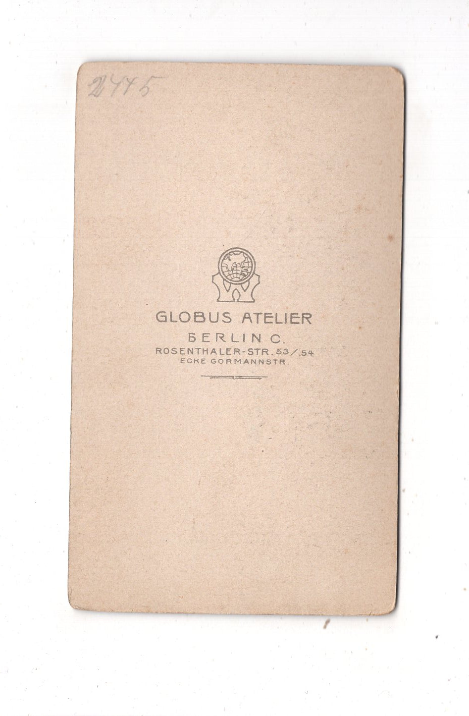 Fotografie Niedlicher kleiner Junge - Berlin 1890er / CDV M1-14