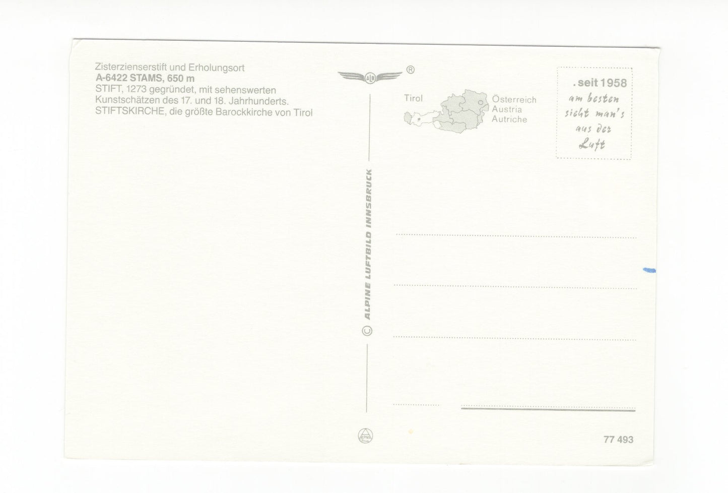 Ansichtskarte Stams / Tirol / Österreich