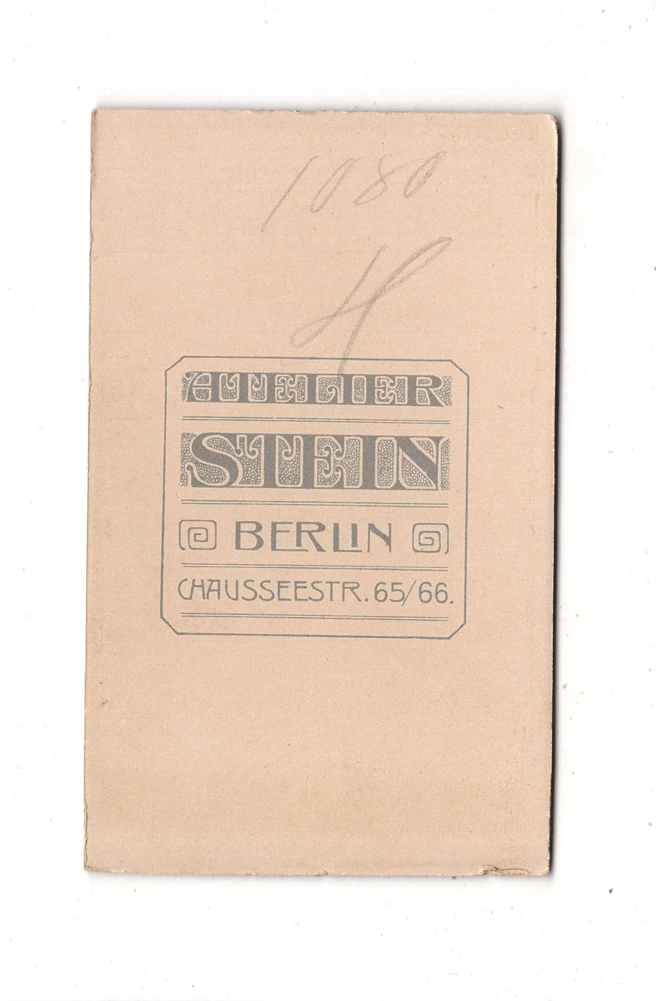 Fotografie Feine Dame - Berlin um 1900 / CDV L1-32