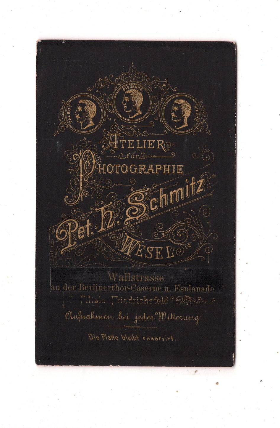 Fotografie Soldat - Wesel 1880er
