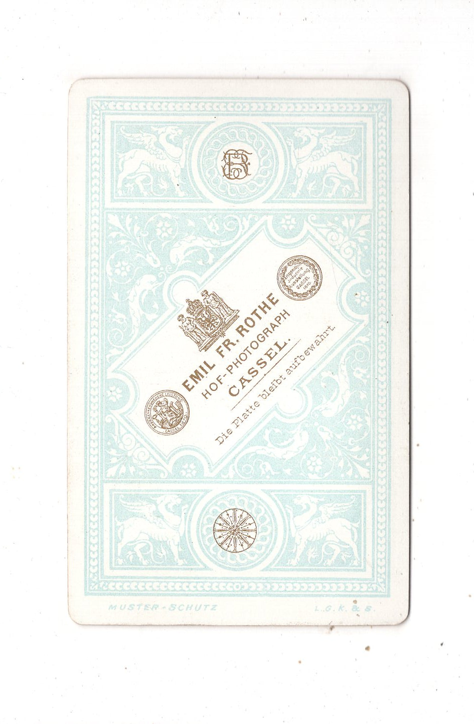 Fotografie Soldat - Kassel 1880er