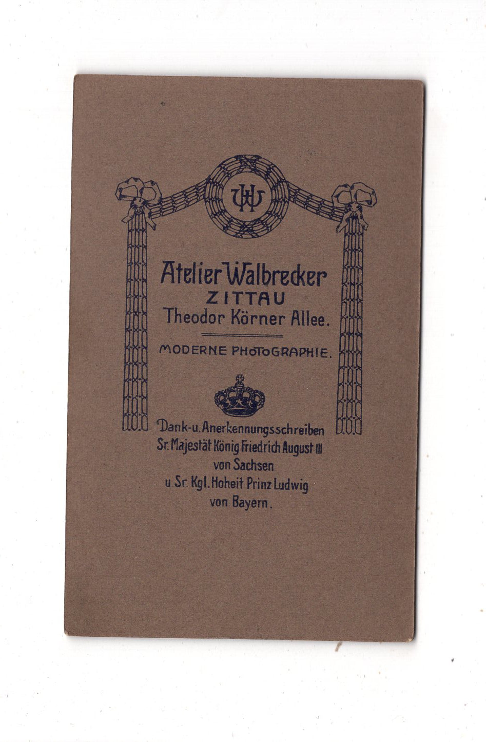 Fotografie Niedlicher kleiner Junge - Zittau um 1910 / CDV M1-14