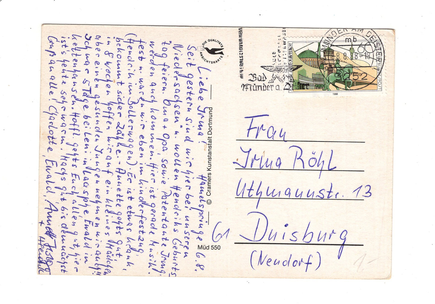 Ansichtskarte Bad Münder am Deister / Haus Deisterhort +++