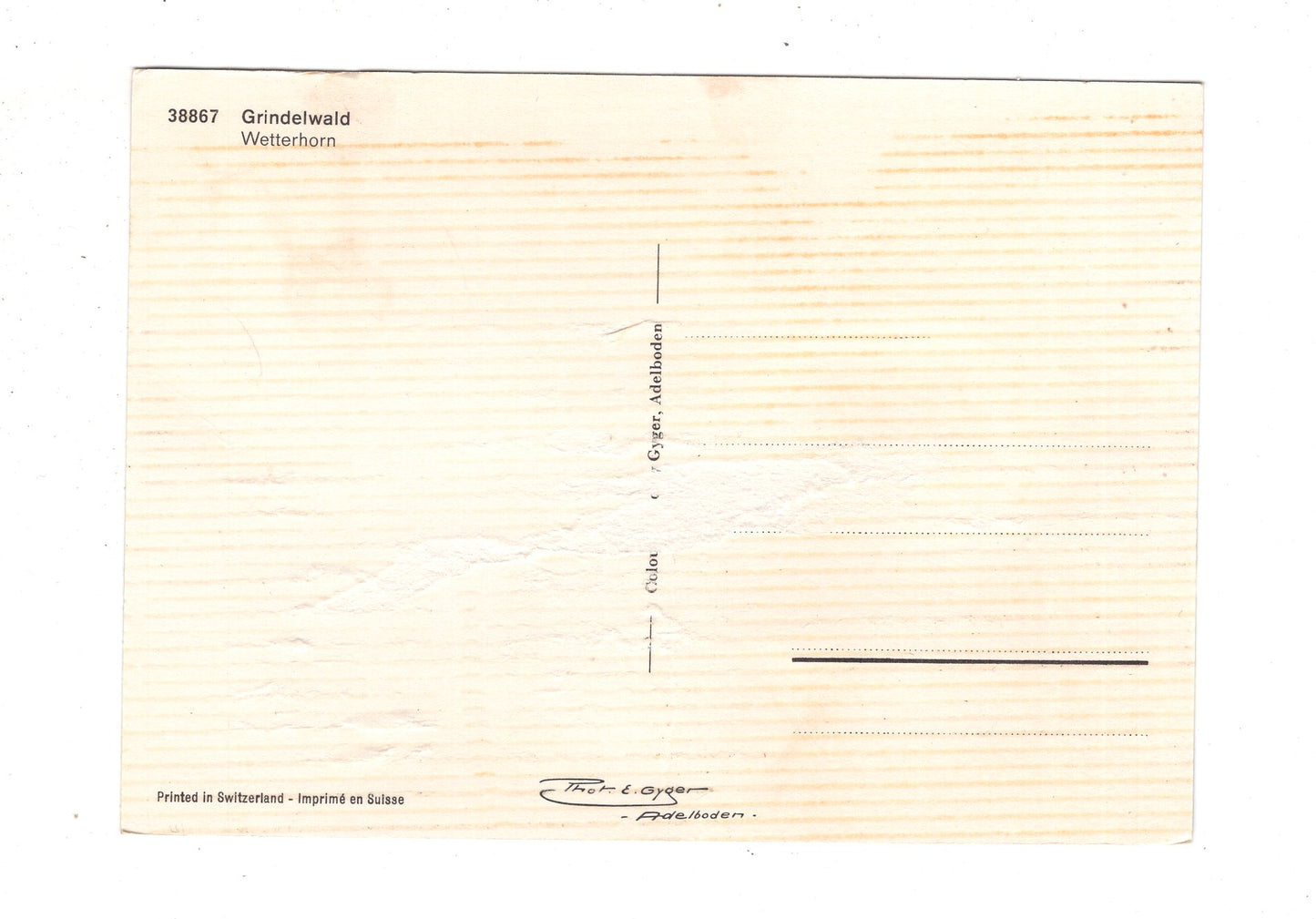 Ansichtskarte Grindelwald / Wetterhorn / Schweiz