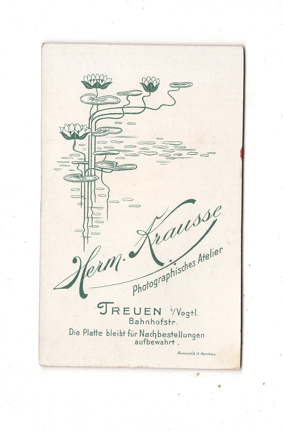 Fotografie Herrenportrait - Treuen im Vogtland 1890er