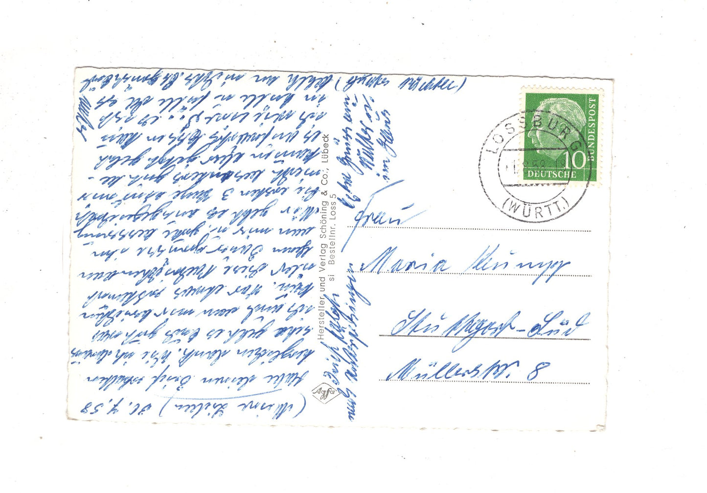 Ansichtskarte Loßburg-Rodt im Schwarzwald / K1-49