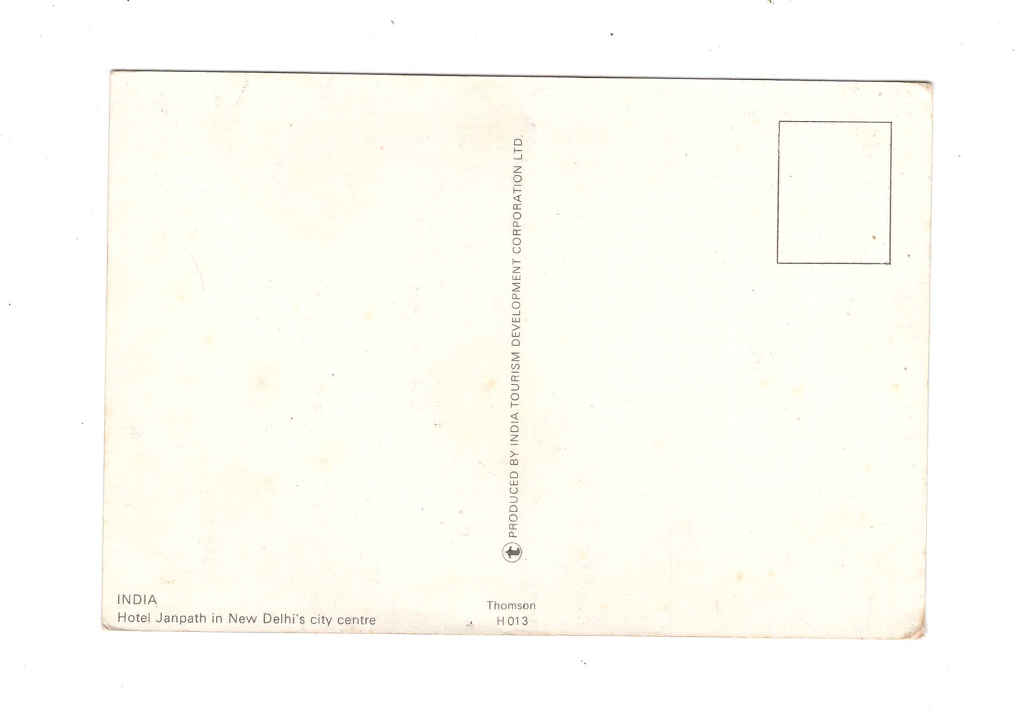 Ansichtskarte Hotel Janpath / New Delhi / Indien