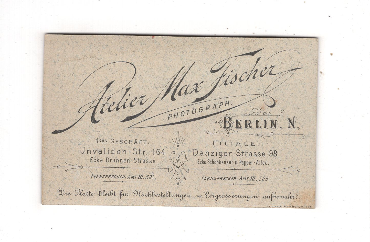 Fotografie Niedliches kleines Mädchen - Berlin 1890er