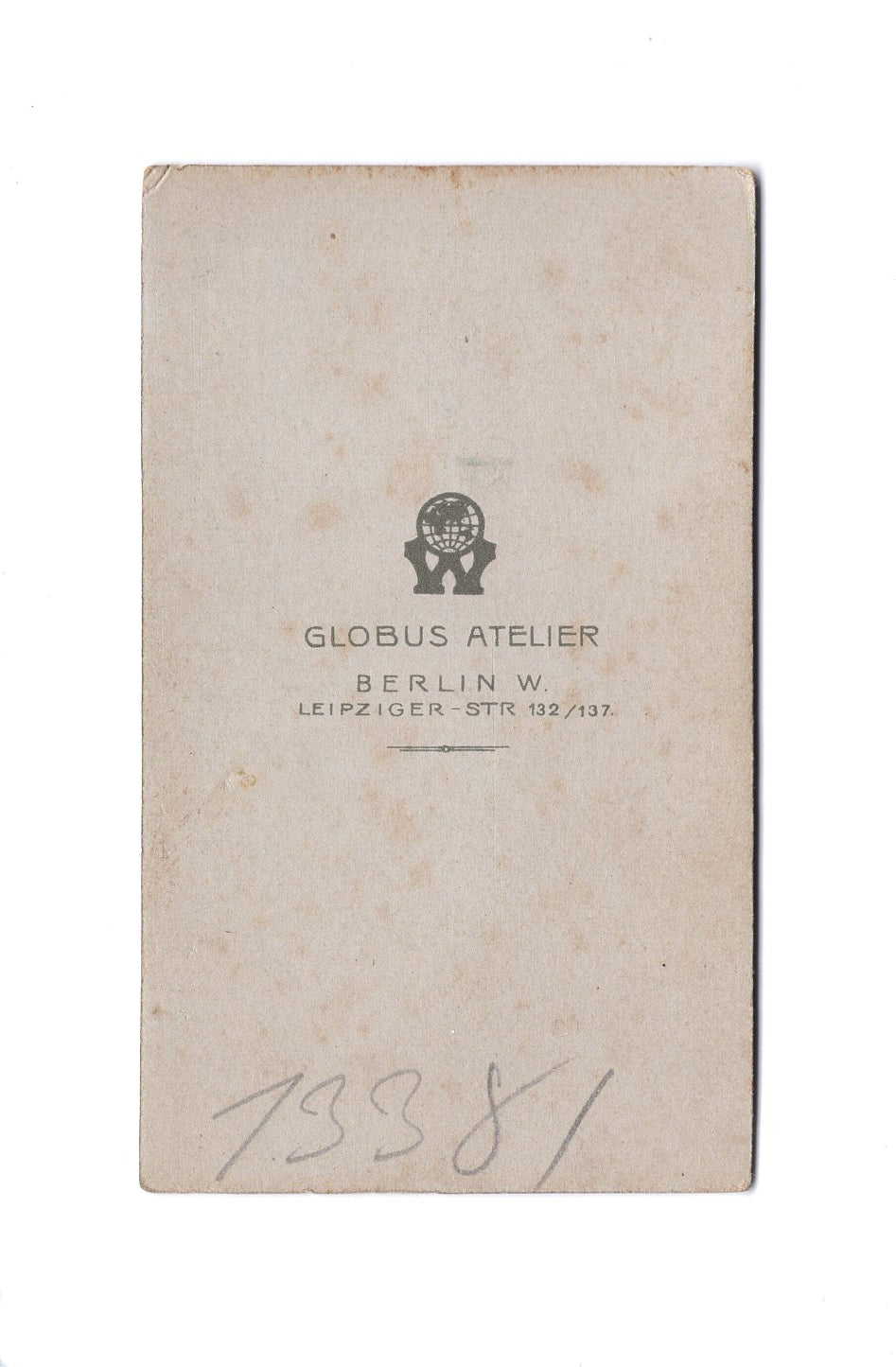 Fotografie Feine Dame - Berlin 1890er