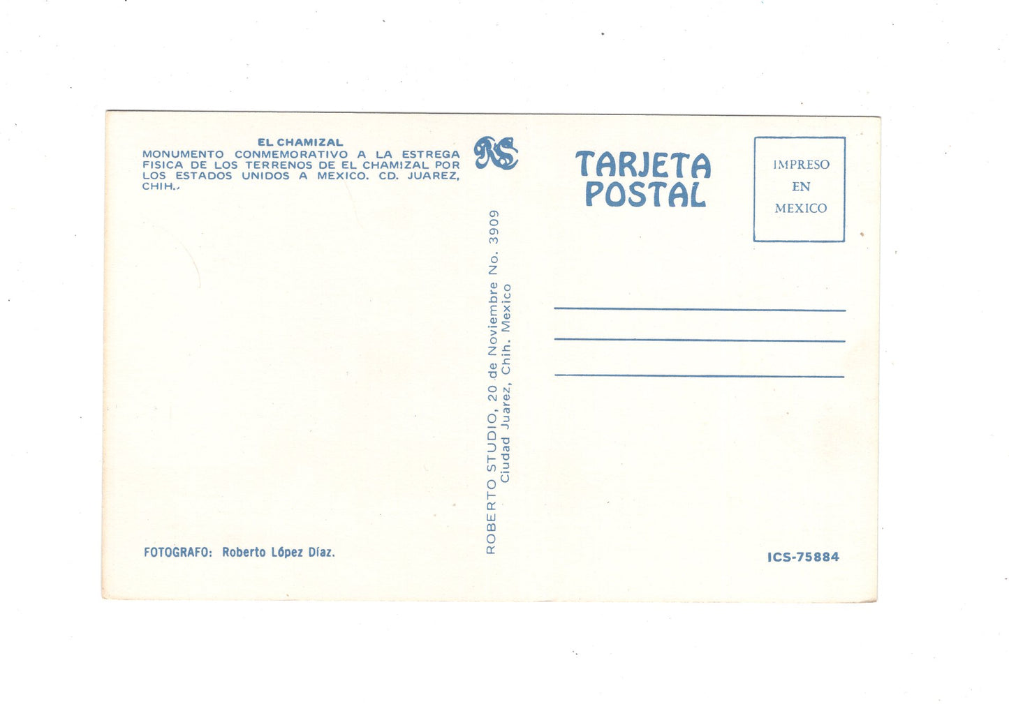 Ansichtskarte Juarez / El Chamizal / Mexiko