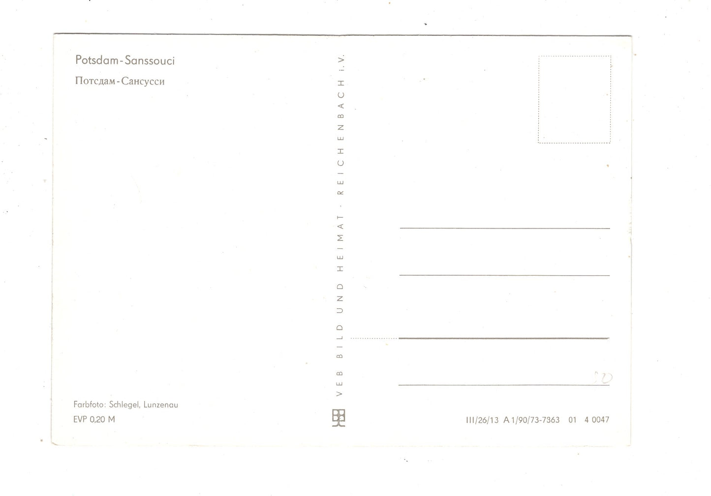 Ansichtskarte Potsdam-Sanssouci / M1-54