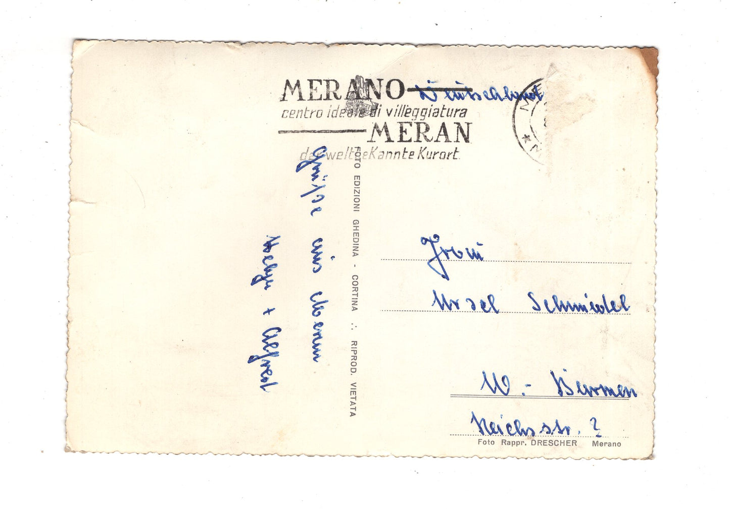 Ansichtskarte Merano Meran / Kursaal und Promenade / Italien / O1-53