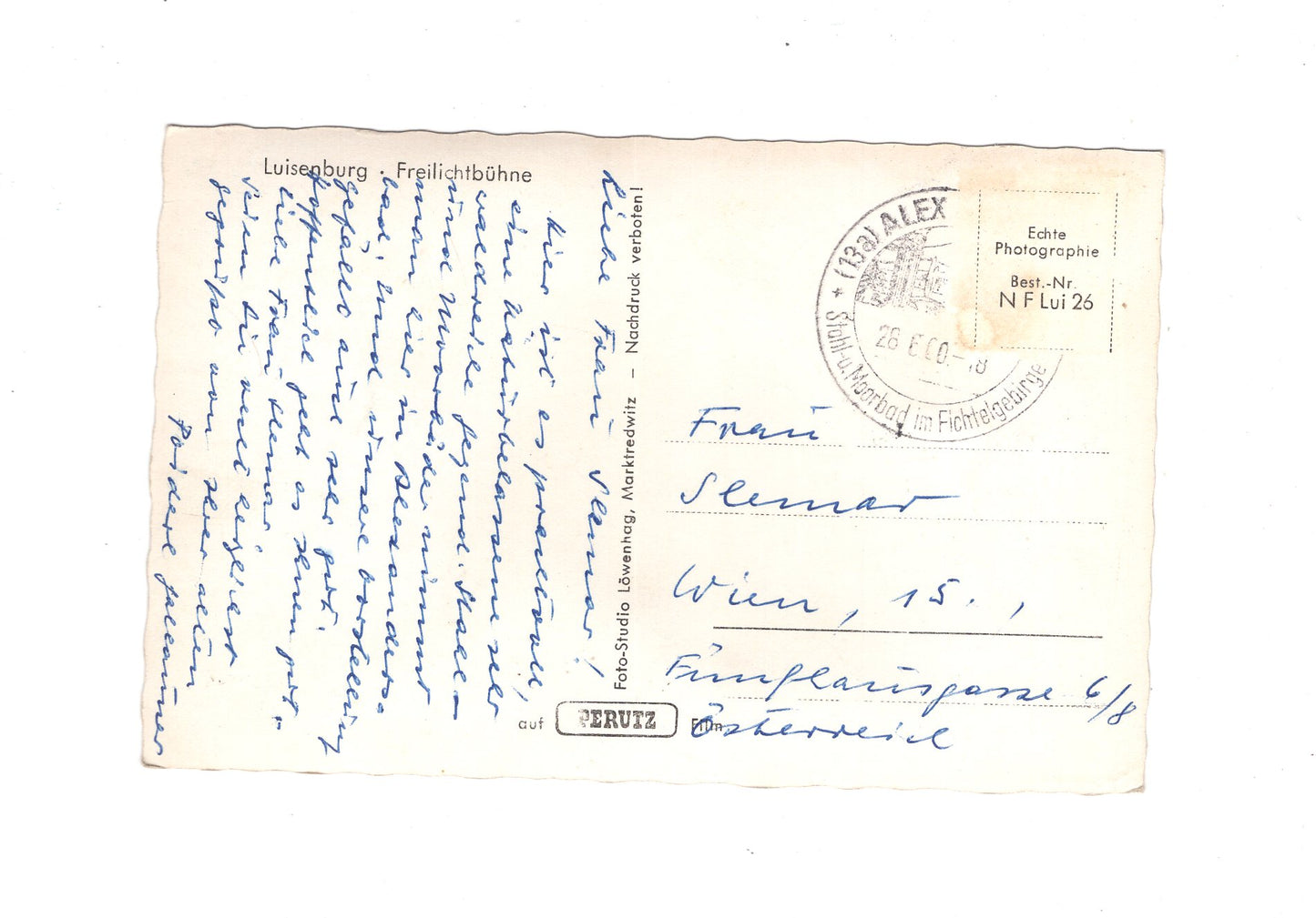 Ansichtskarte Luisenburg / Freilichtbühne