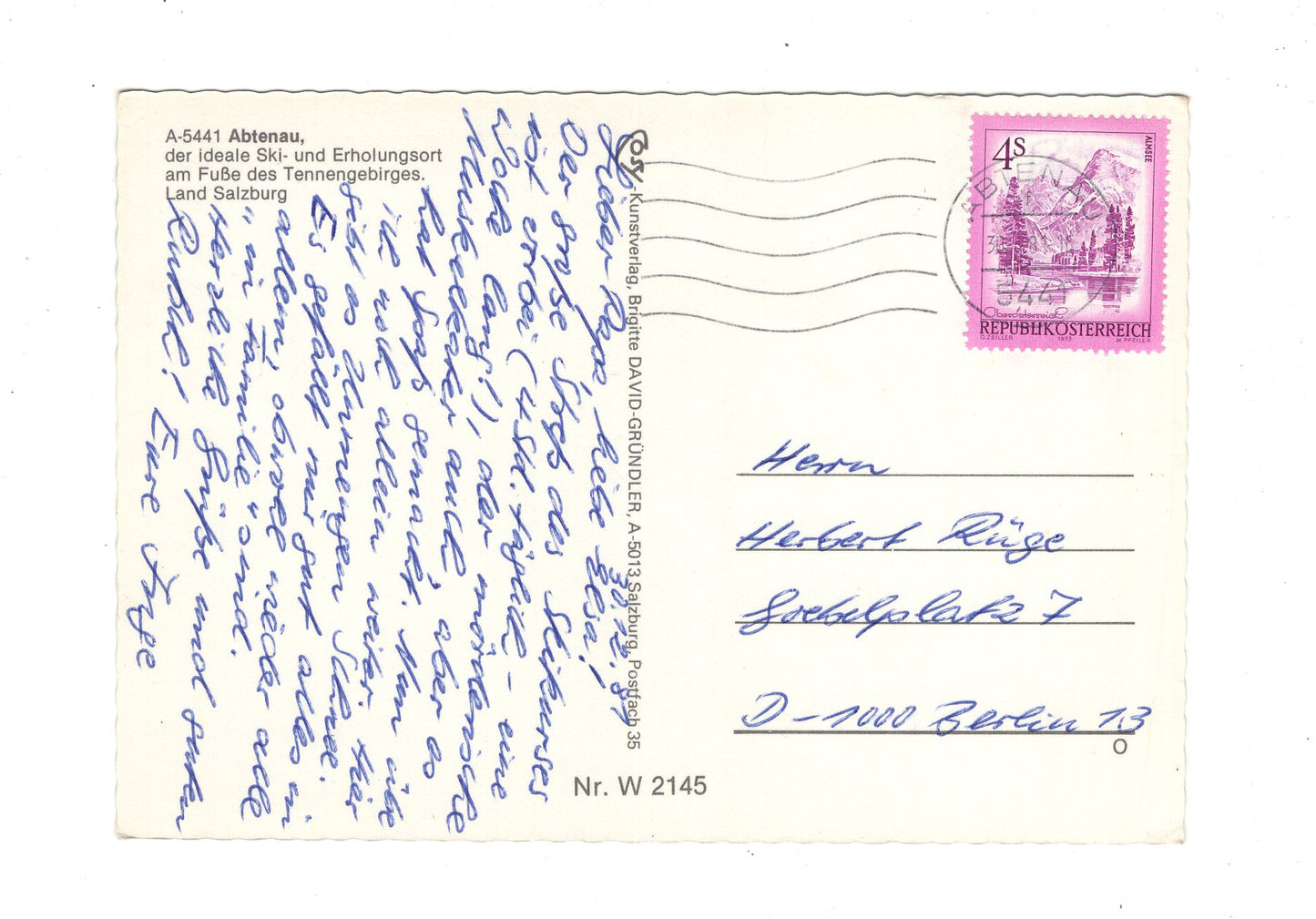 Ansichtskarte Abtenau am Tennengebirge / Salzburger Land / Österreich