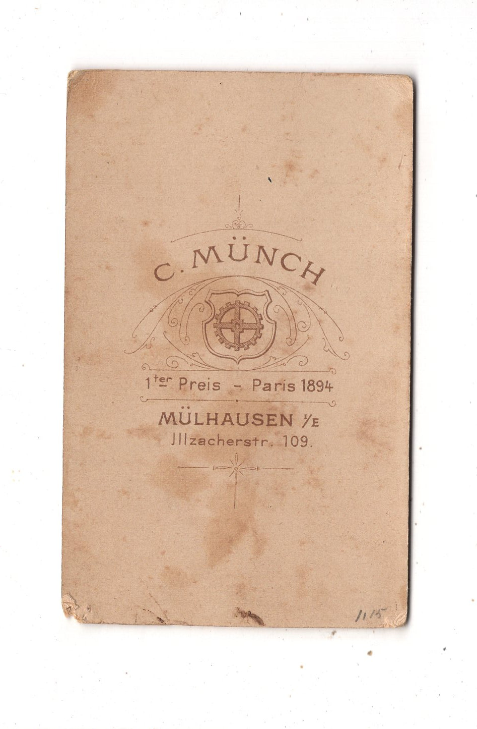 Fotografie Soldat - Mühlhausen 1890er
