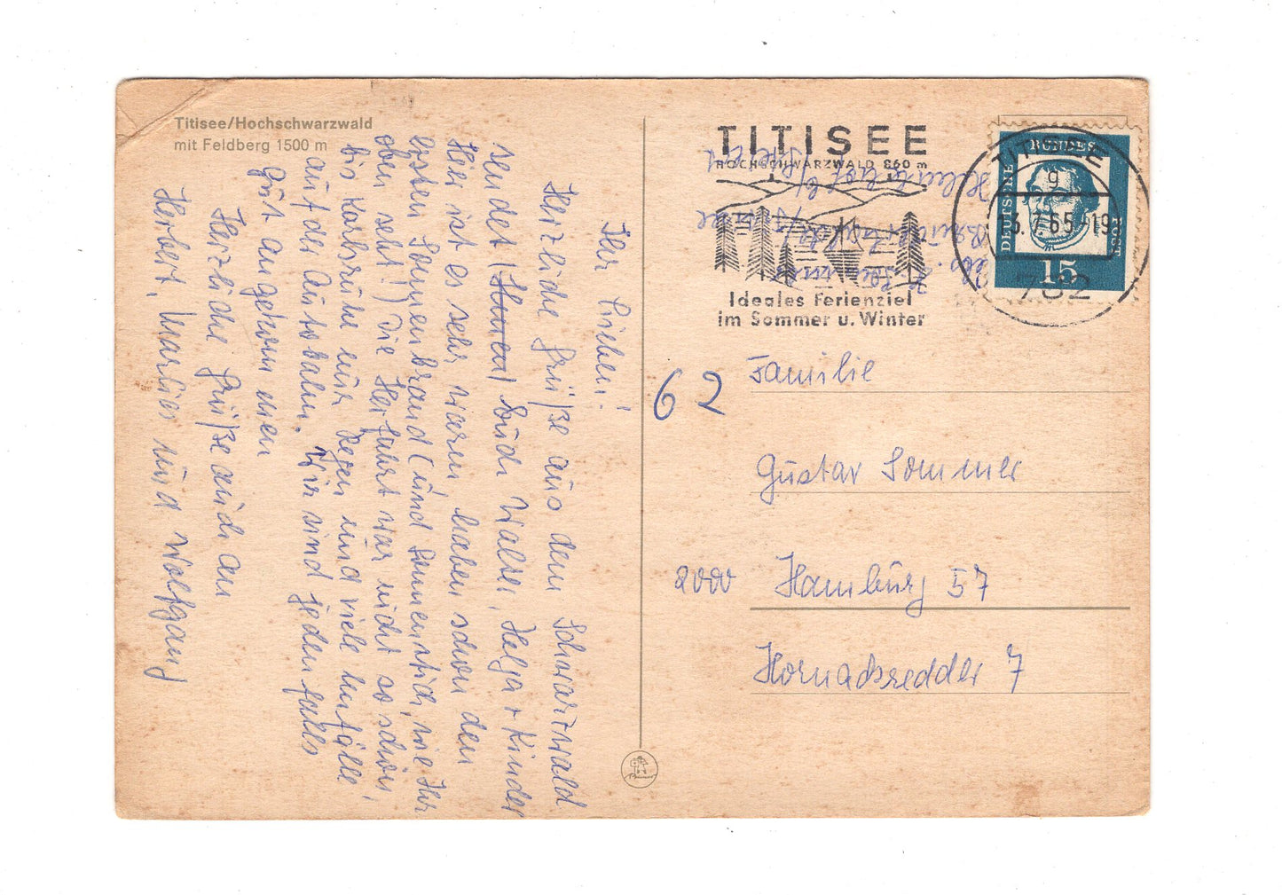 Ansichtskarte Titisee / Hochschwarzwald / mit Feldberg / G1-65