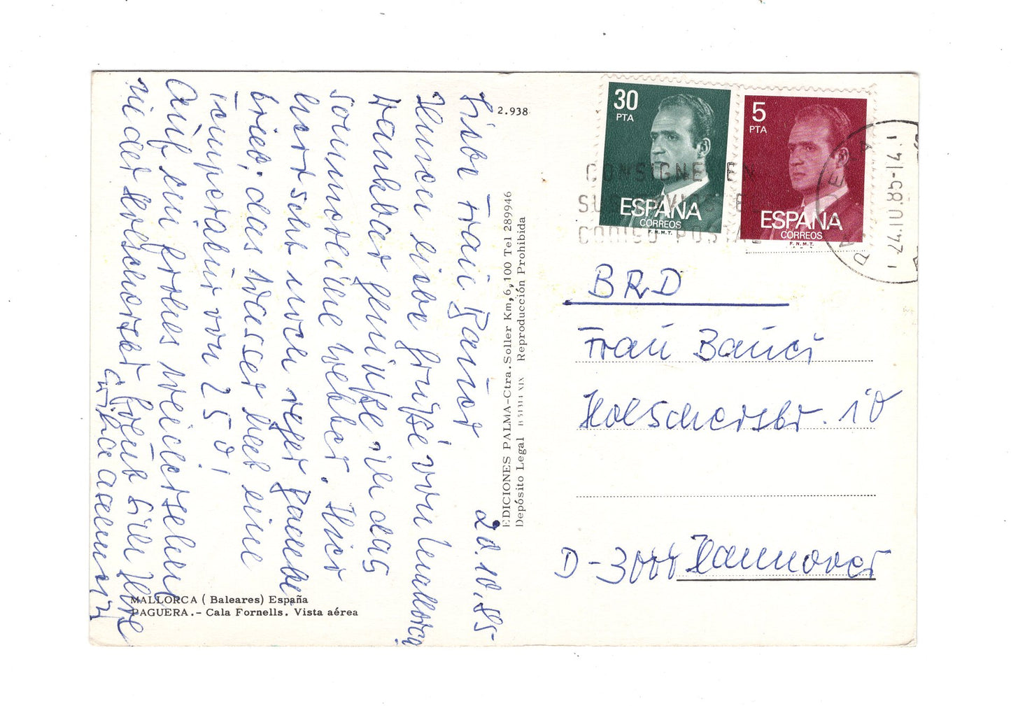 Ansichtskarte Mallorca / Paguera / Spanien