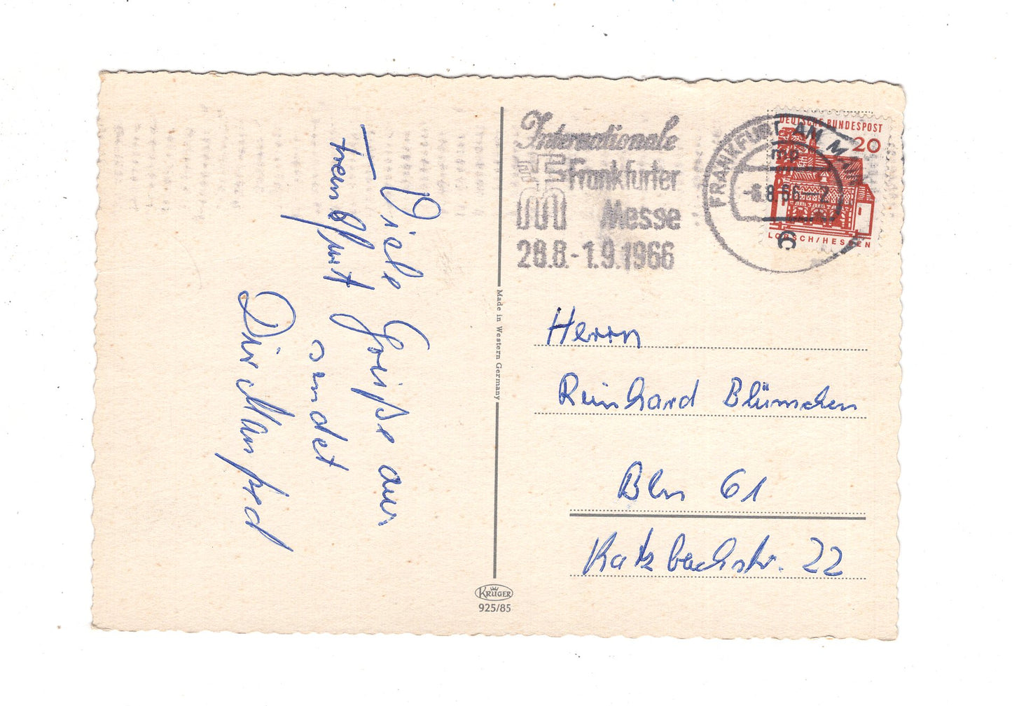 Ansichtskarte Frankfurt am Main / Rhein-Main-Flughafen +++ / J1-56