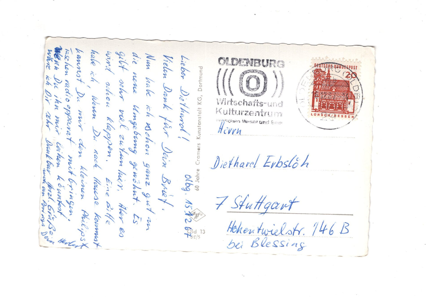 Ansichtskarte Oldenburg / Bundeslehranstalt für das Elektrohandwerk