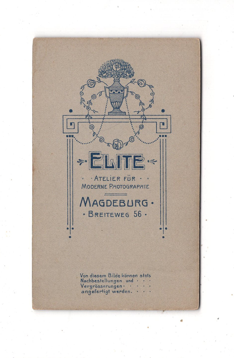 Fotografie Niedliches kleines Mädchen - Magdeburg 1900er