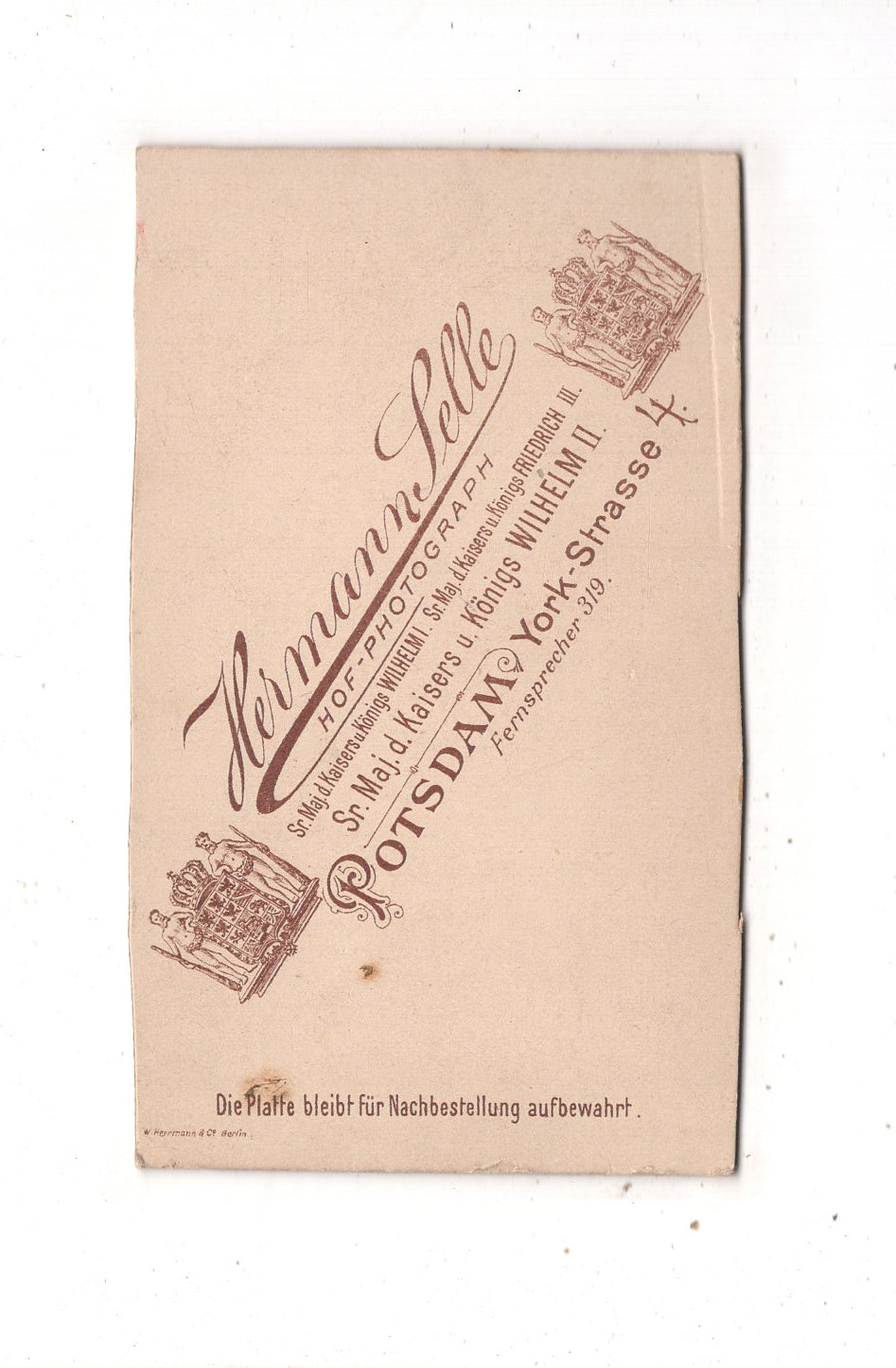 Fotografie Soldat / Husar - Potsdam 1880er