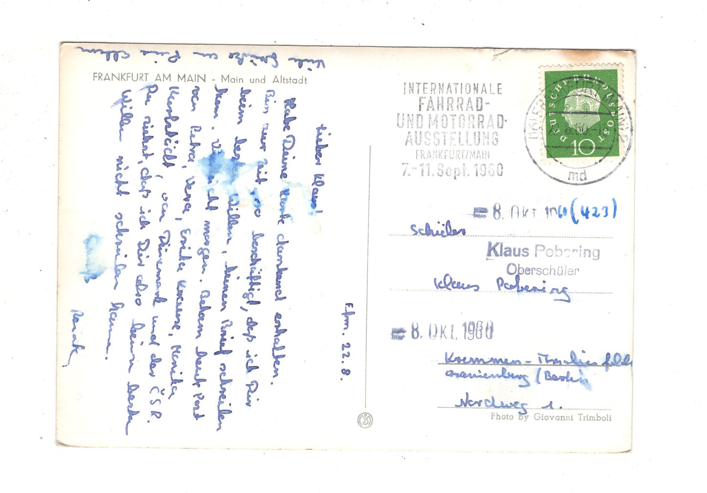 Ansichtskarte Frankfurt am Main / Main und Altstadt / J1-56