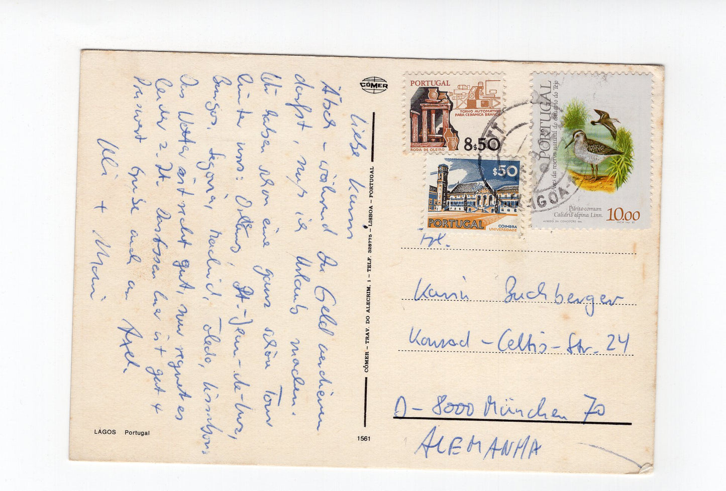 Ansichtskarte Lagos / Algarve / Portugal