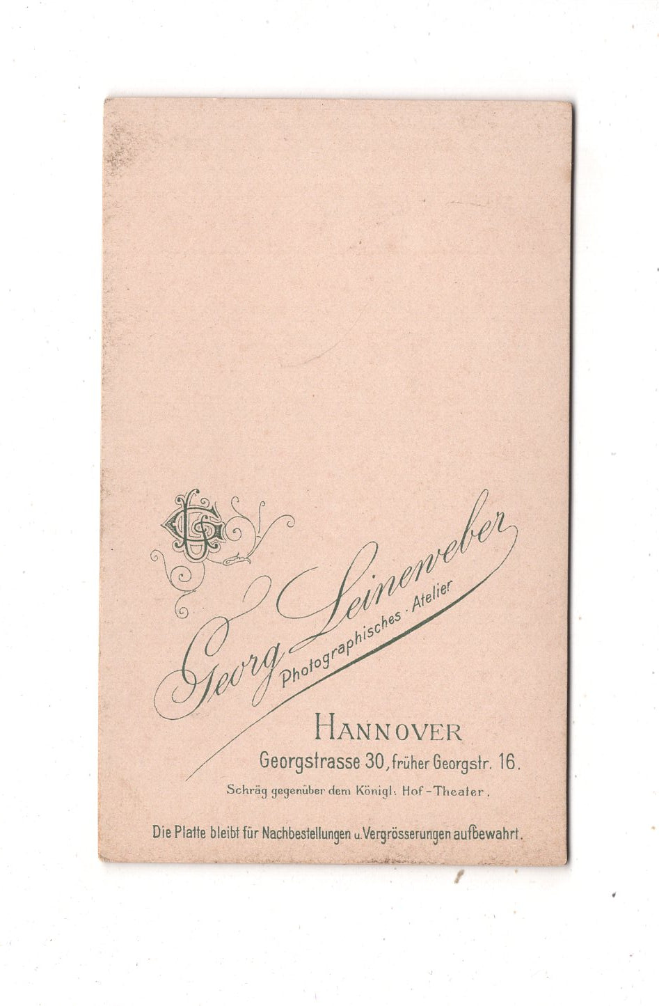 Fotografie Niedlicher kleiner Junge - Hannover 1890er / CDV M1-15