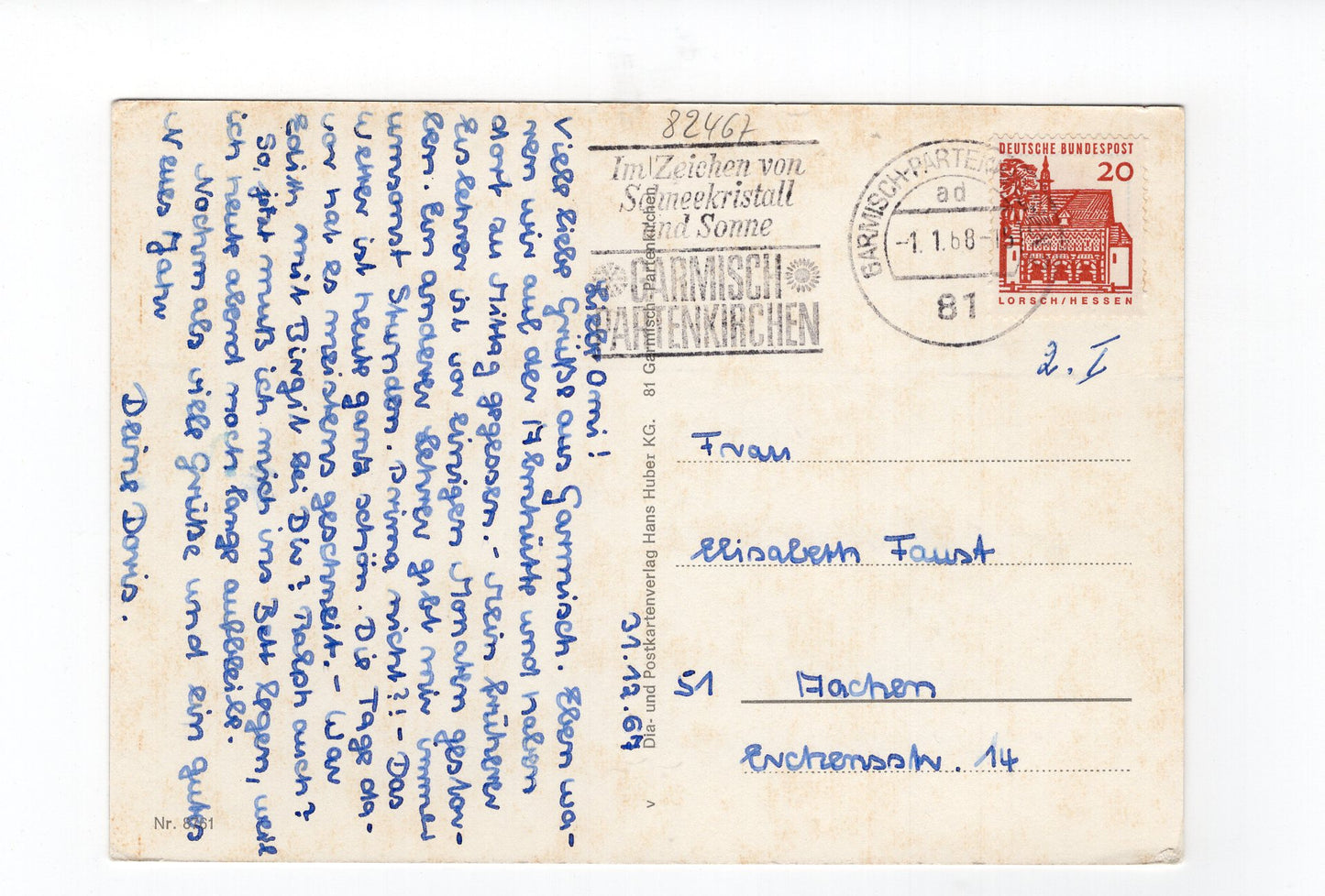 Ansichtskarte Garmisch-Partenkirchen