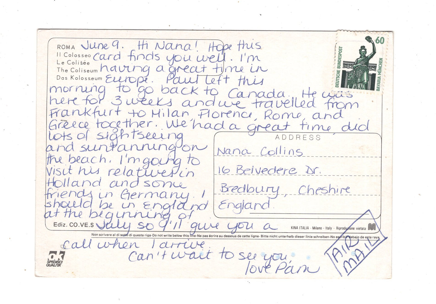 Ansichtskarte Roma Rom / Kolosseum / Italien / N1-55