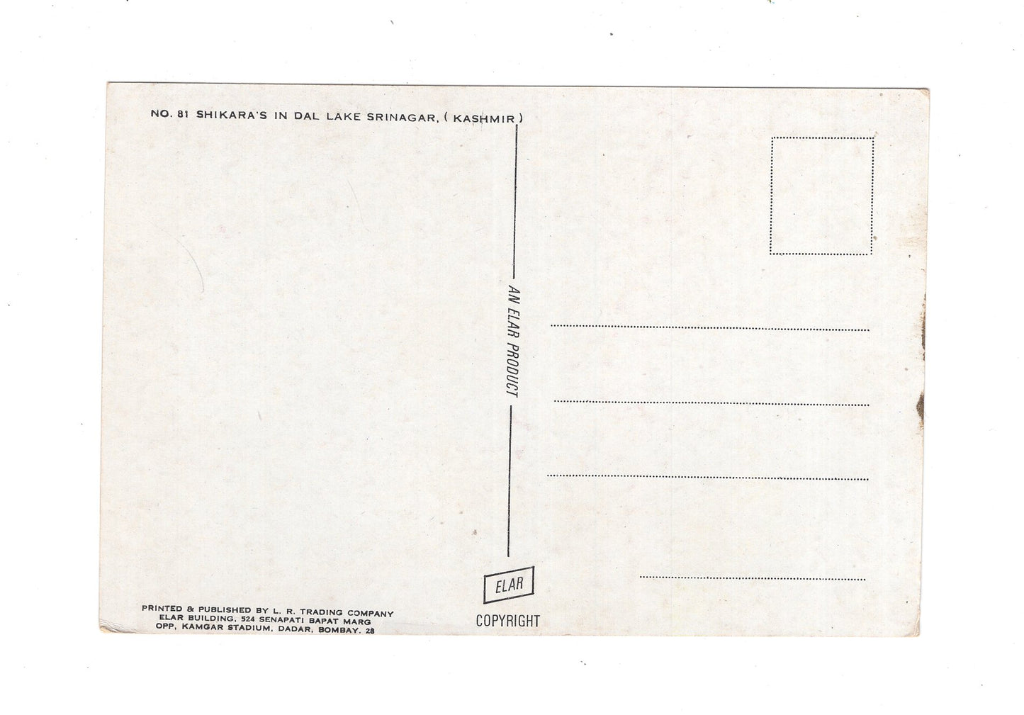 Ansichtskarte Shikara´s In Dal Lake Shrinagar / Kashmir / Indien