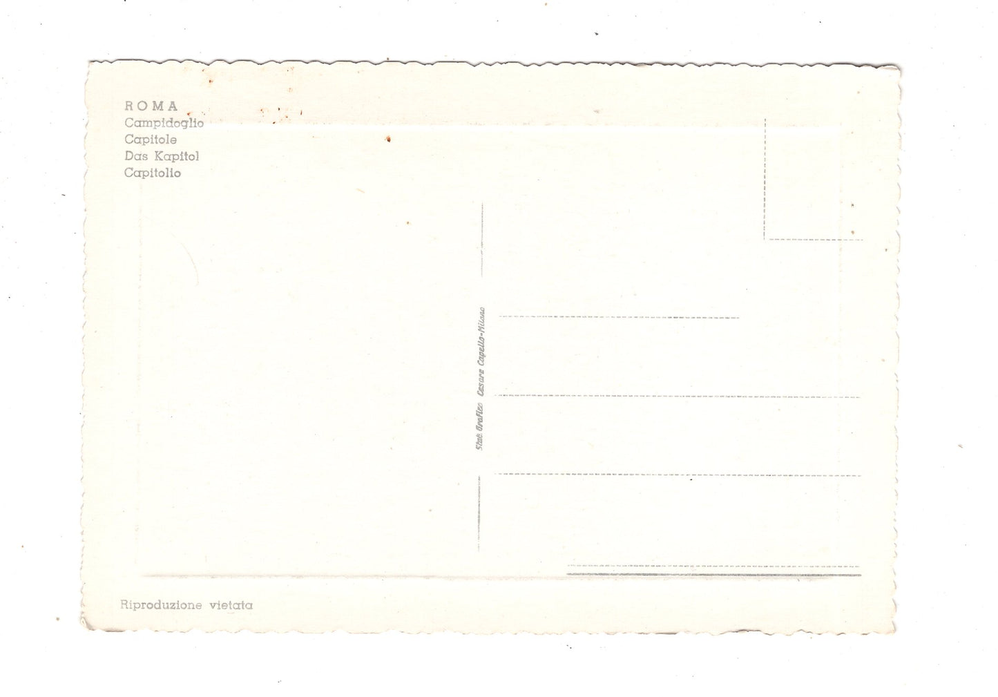 Ansichtskarte Roma Rom / Il Campidoglio / Italien / N1-55