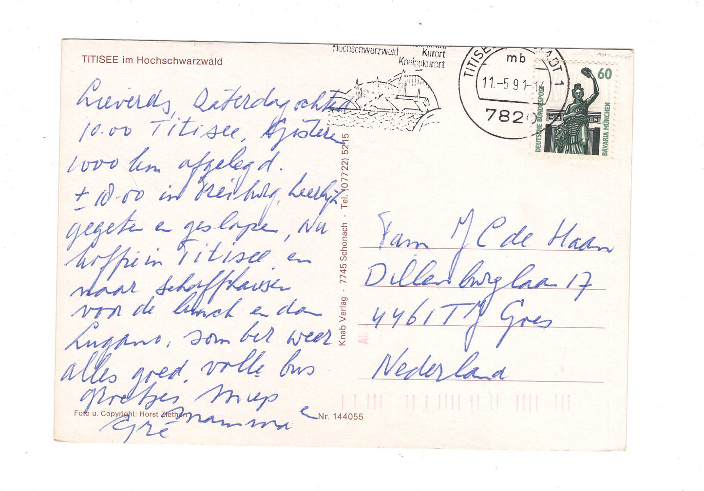 Ansichtskarte Titisee im Hochschwarzwald / G1-66