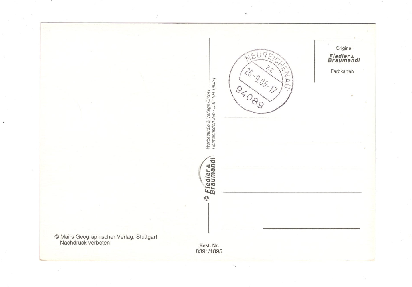 Ansichtskarte Bayerischer Wald / Lackenhäuser / Breitenberg +++