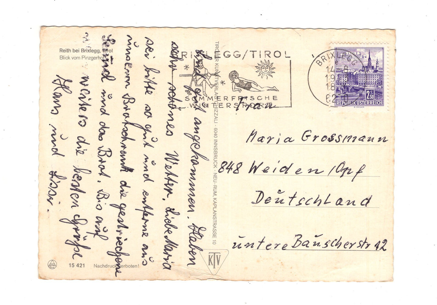 Ansichtskarte Reith bei Brixlegg / Tirol / Österreich