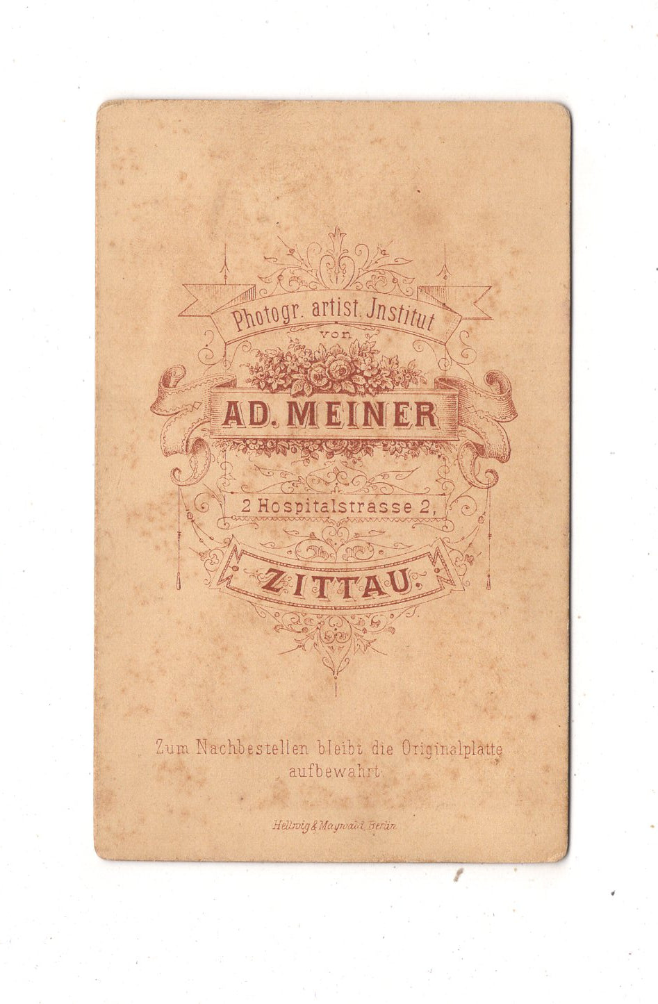 Fotografie Niedlicher kleiner Junge - Zittau 1870er / CDV M1-15