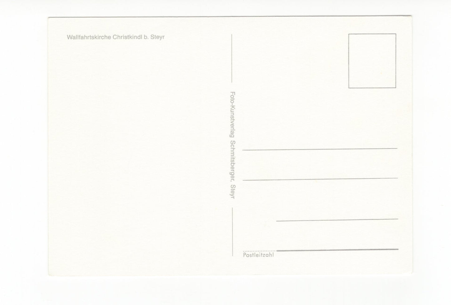 Ansichtskarte Wallfahrtskirche Christkindl bei Steyr / Österreich