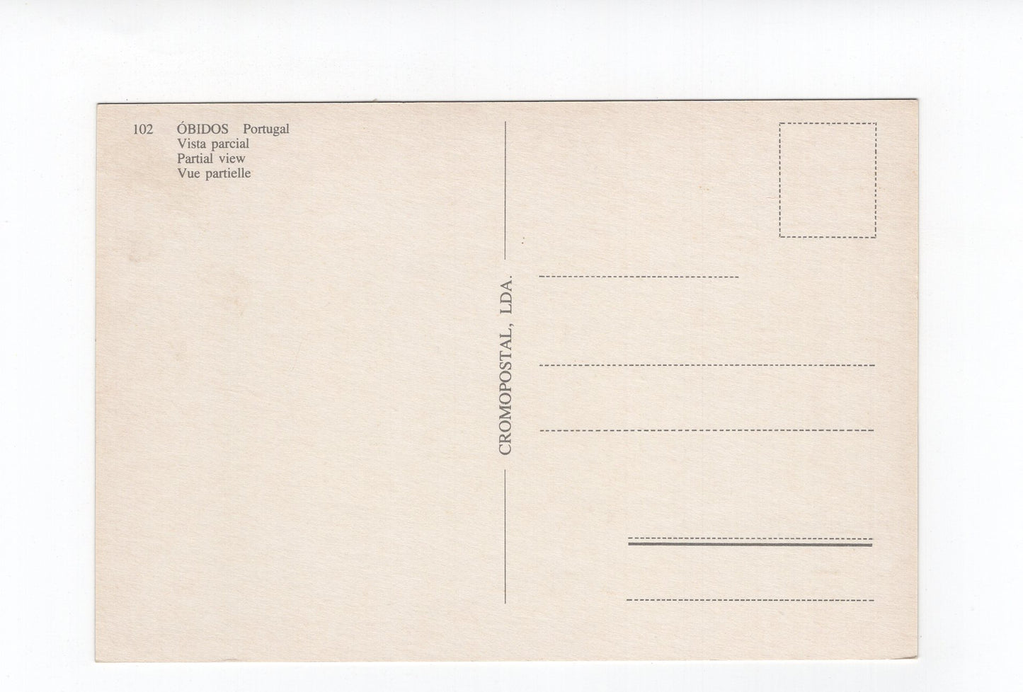 Ansichtskarte Obidos / Portugal