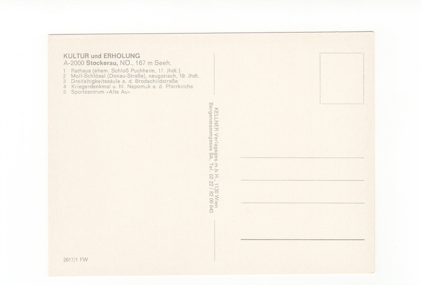 Ansichtskarte Stockerau / Niederösterreich / Österreich