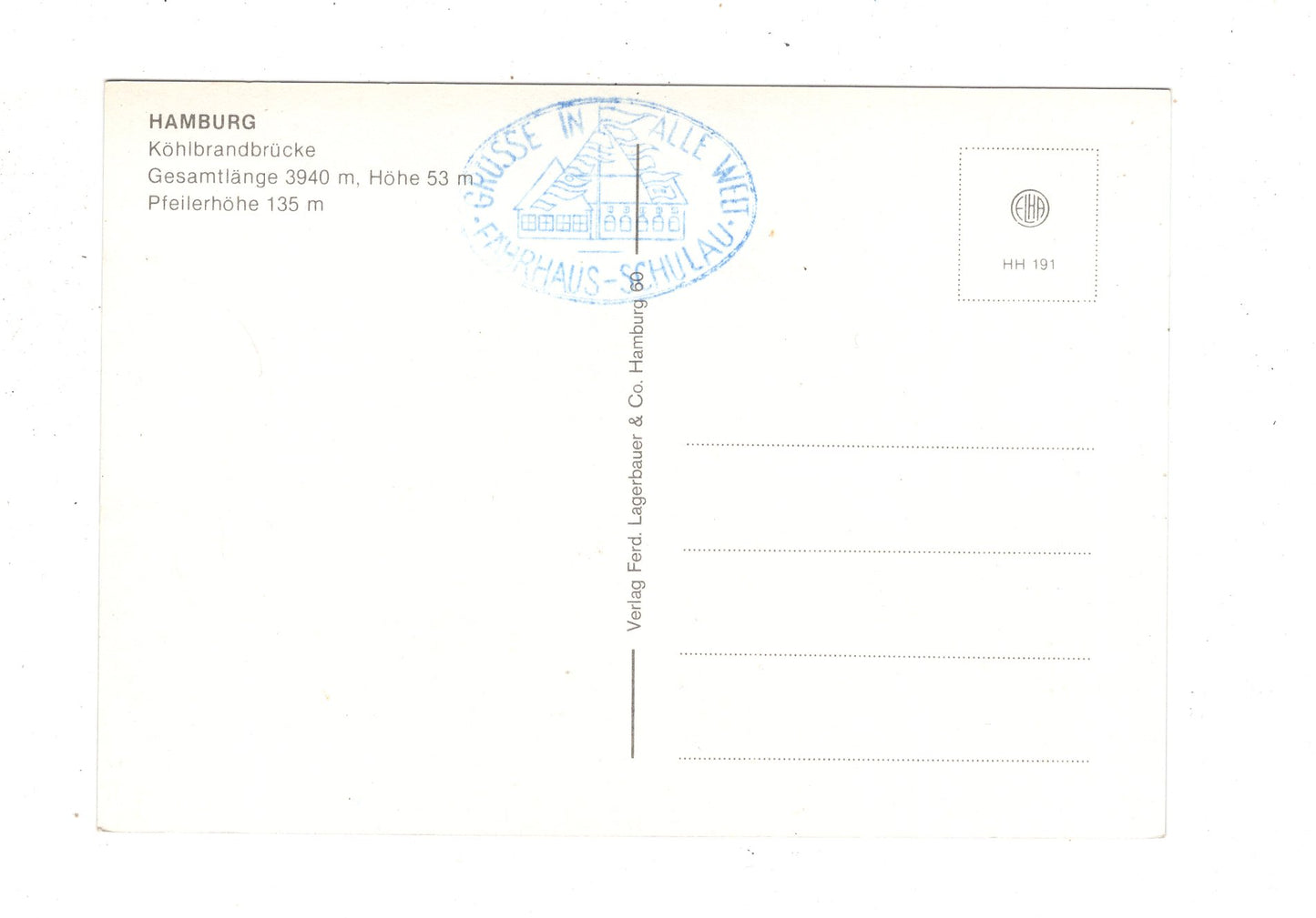 Ansichtskarte Hamburg / Köhlbrandbrücke / K1-49