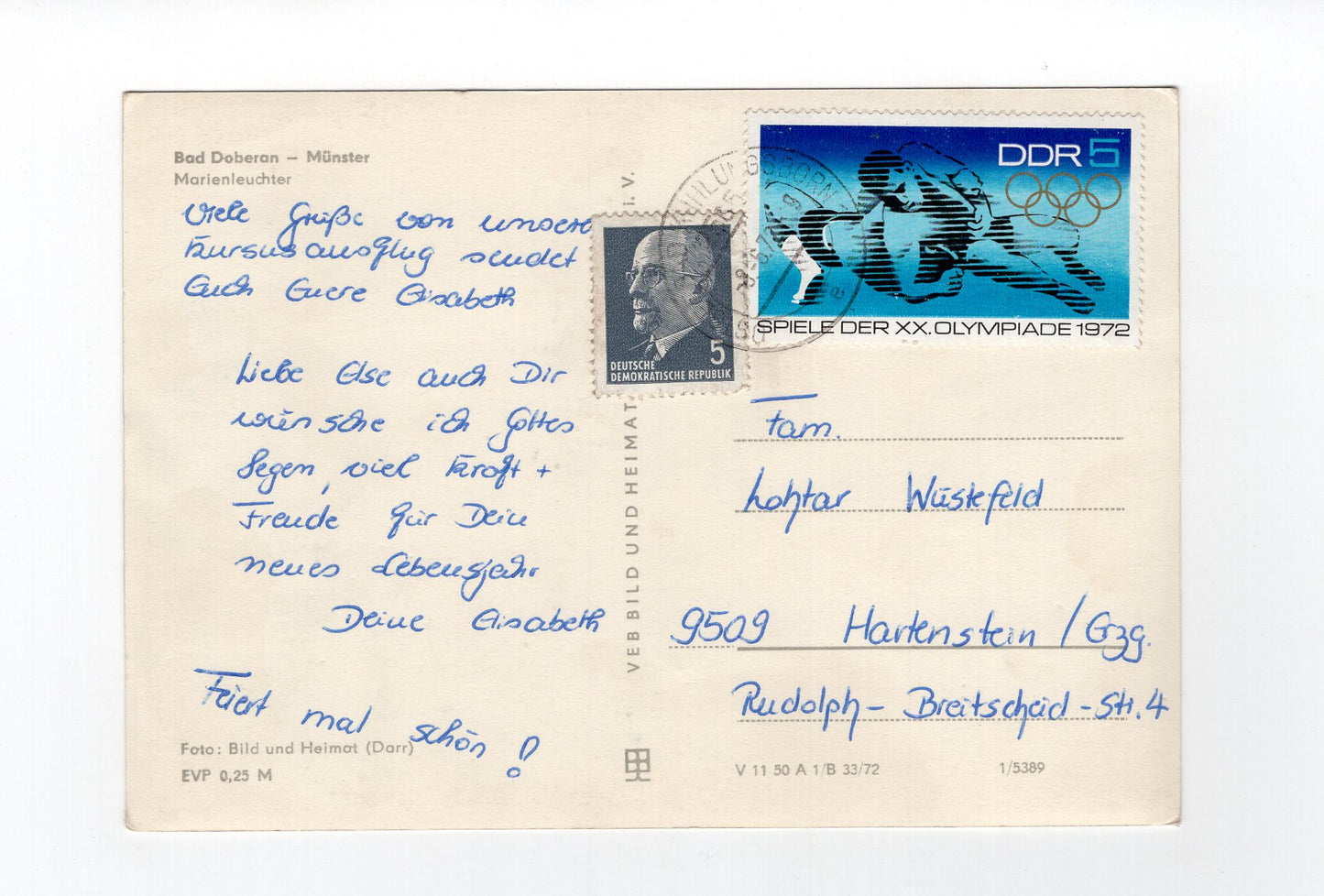 Ansichtskarte Bad Doberan / Münster / Marienleuchter
