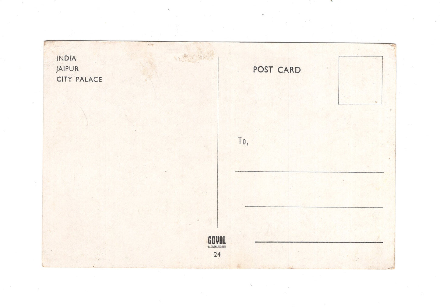 Ansichtskarte City Palace / Jaipur / Indien