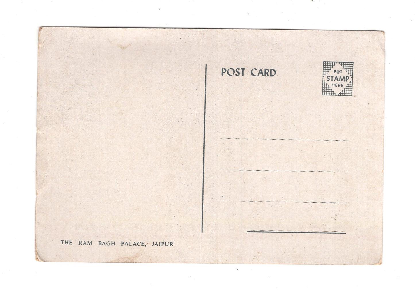 Ansichtskarte Ram Bagh Palace / Jaipur / Indien