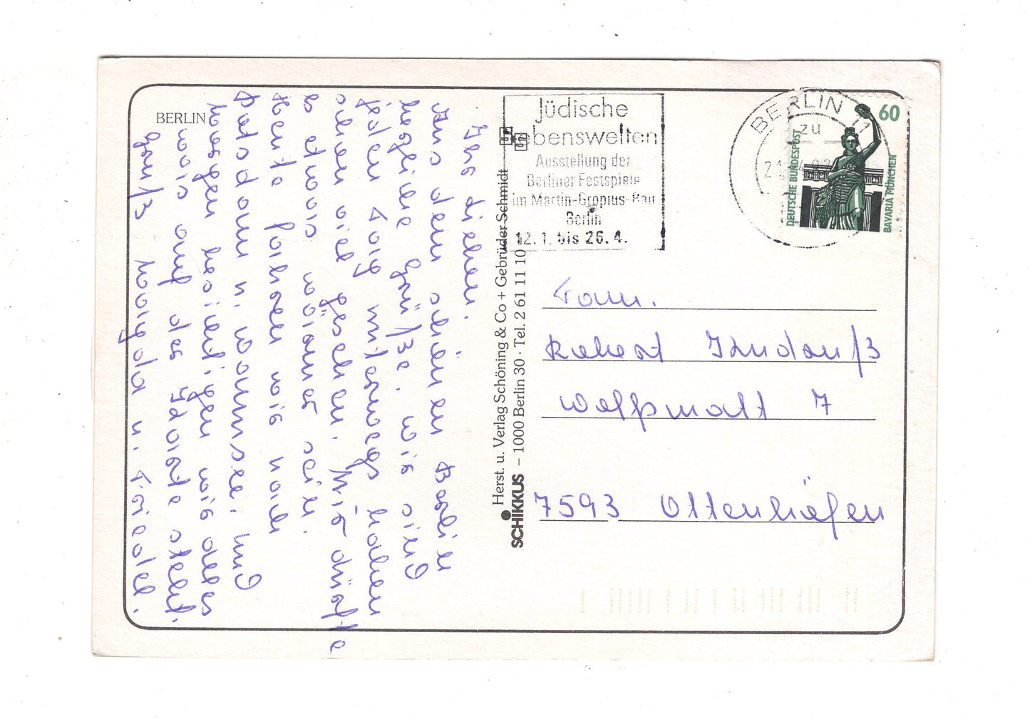 Ansichtskarte Berlin / ICC und Funkturm +++