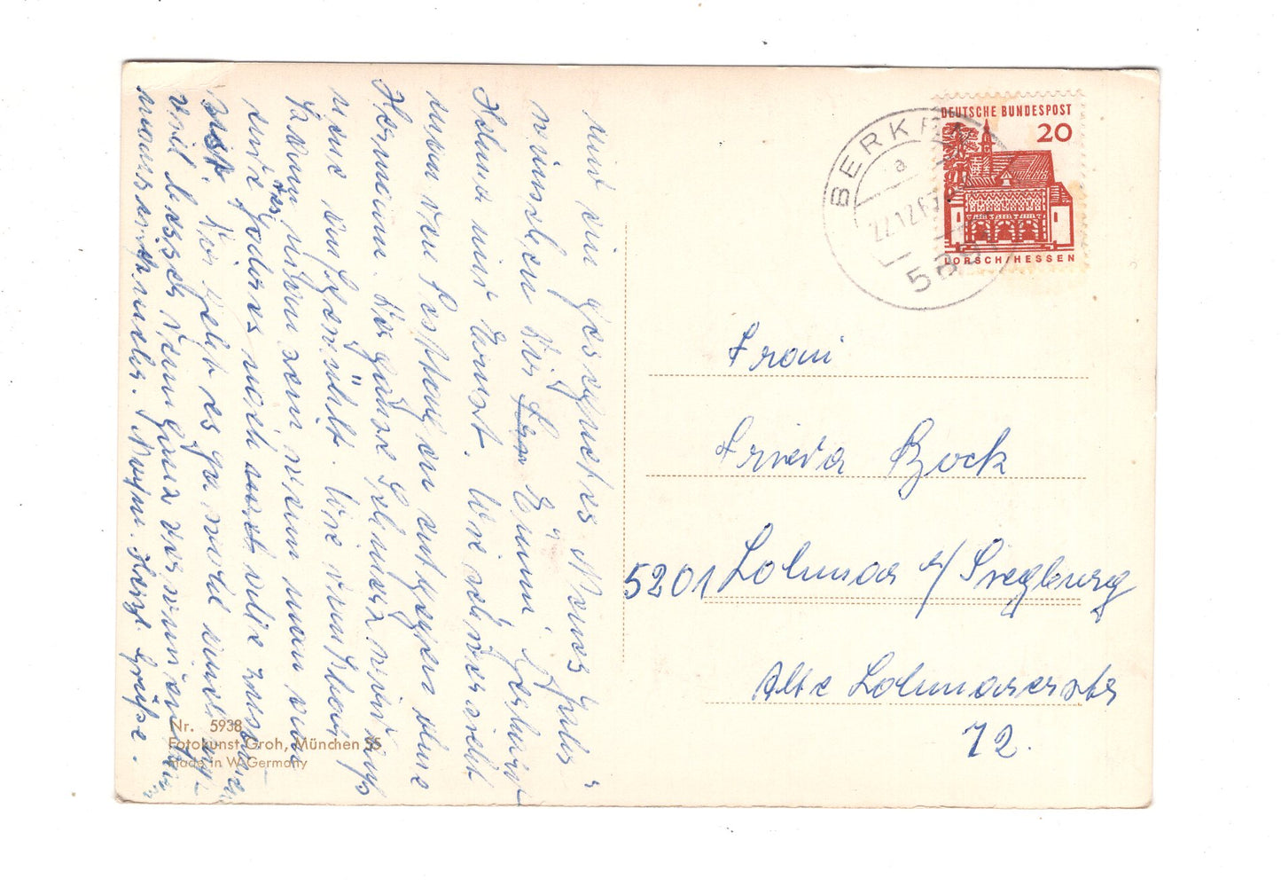 Ansichtskarte Feiertage / Frohe Weihnachten / K1-68