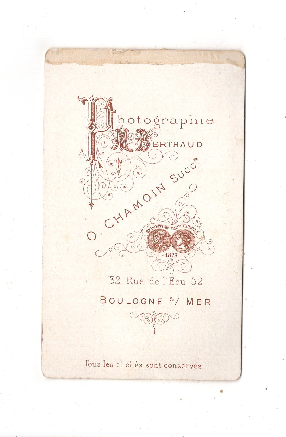 Fotografie Niedliches kleines Mädchen - Boulogne-sur-Mer um 1880