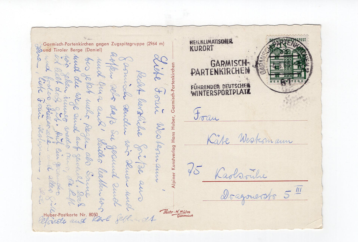 Ansichtskarte Garmisch-Partenkirchen