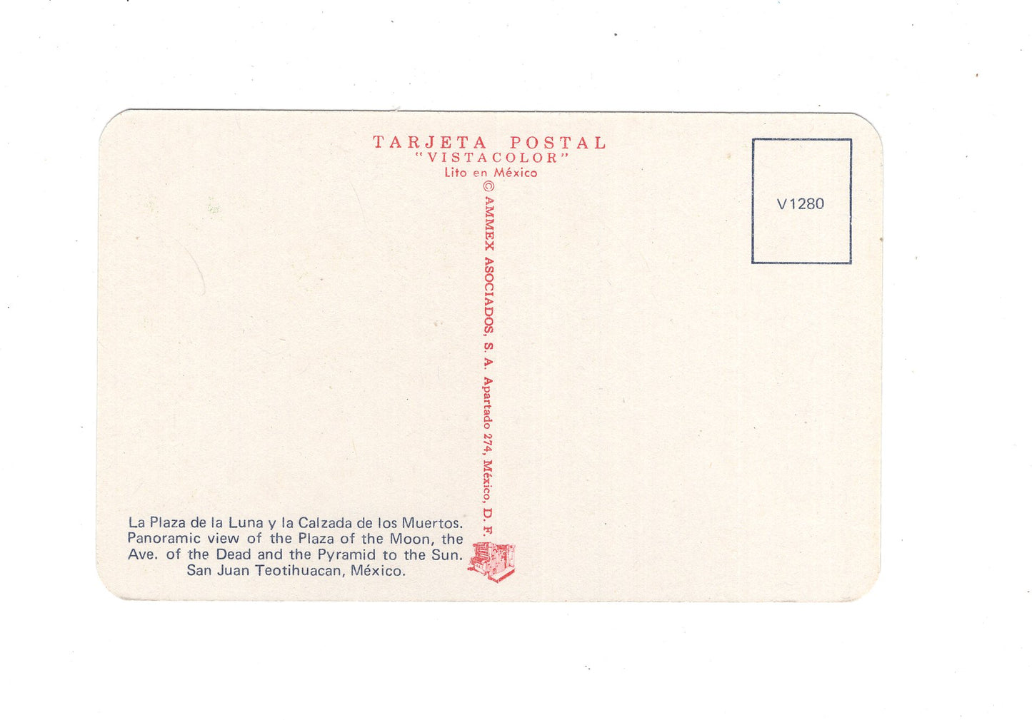 Ansichtskarte San Juan Teotihuacan / La Plaza de la Luna / Mexiko