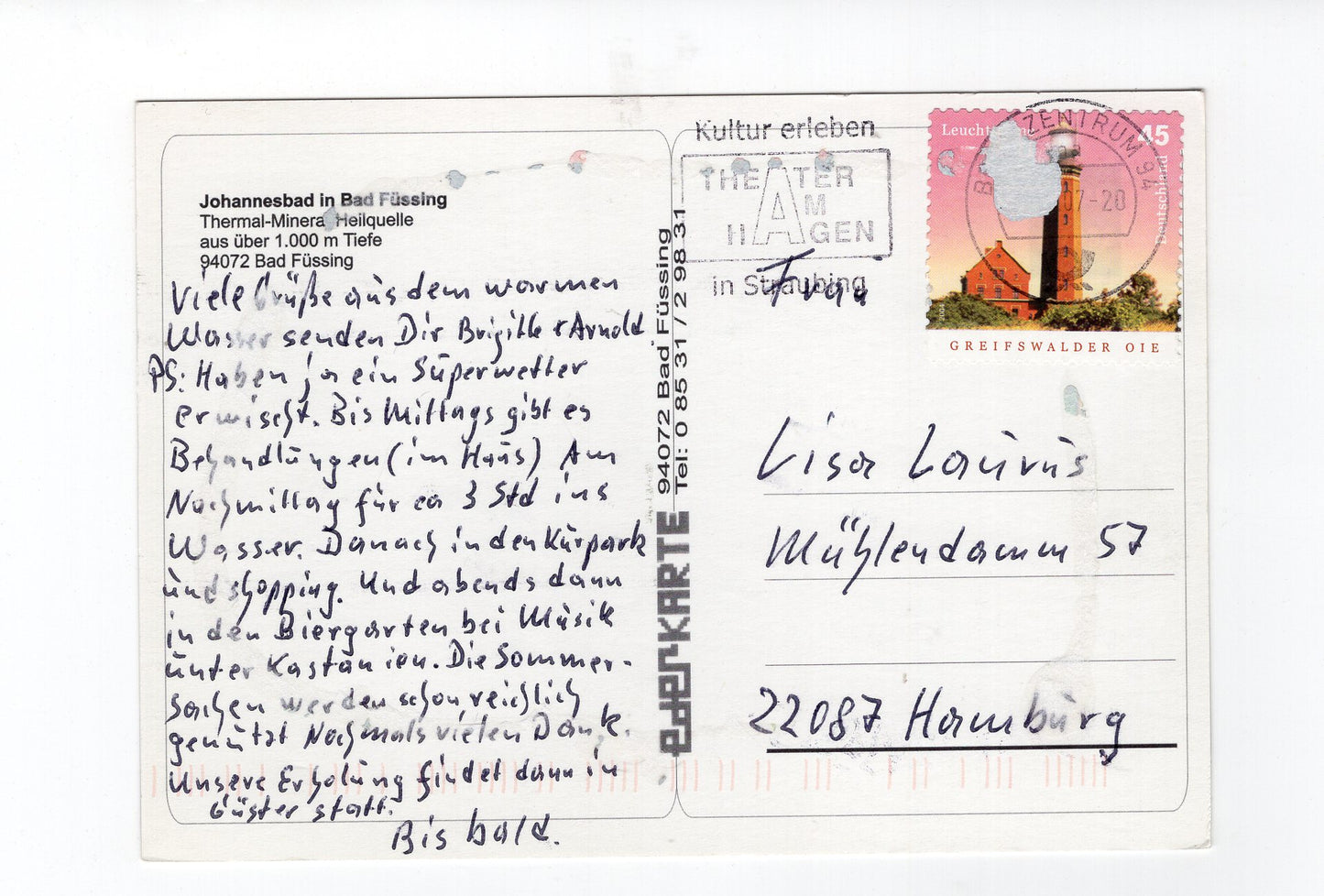 Ansichtskarte Bad Füssing / Johannesbad